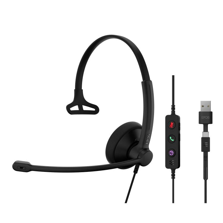 EPOS Impact 100 MS Mono USB-C+A Headset EPOS Impact 100 MS Mono USB-C+A Headset